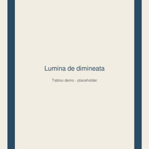 Lumină de dimineață